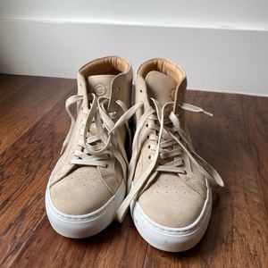 GREATS leather high top sneakers, Women's size 39.5